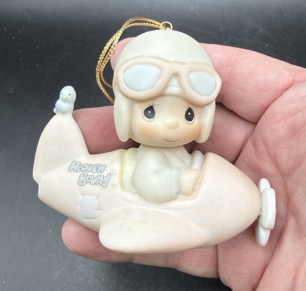 Precious Moments Have A Heavenly Christmas 1984 Ornament Vintage No Box LO29